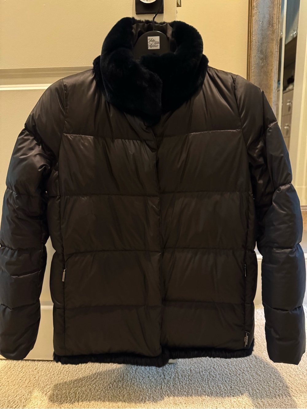 Weekend Max Mara Reversible Fur Trim Jacket
